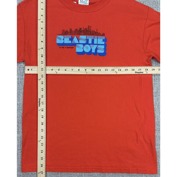 Vintage Beastie Boys 2004 Shirt Sz M Orange To The 5 Boroughs Graphic Band Y2K - Picture 2 of 12